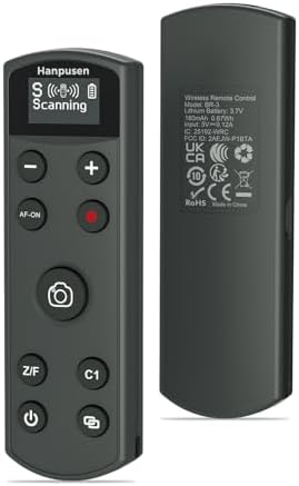 For Sony Camera Remote Control, Hanpusen Rechargeable