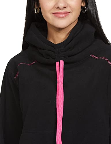 Image of Max Polyester Women Solid Turtle Neck Sweatshirt