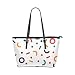 NA Teen Umhängetasche Spaß Intelligenz Puzzle Baby Spielzeug Leder Hand Totes Tasche Kausale Handtaschen Reißverschluss Schulter Organizer Für Lady Girls Damen Handtaschen Umhängetasche