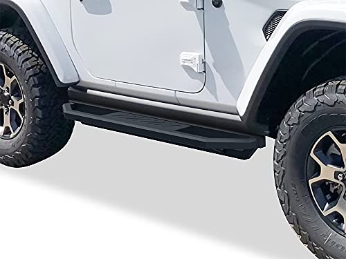 Estribos laterales de acero inoxidable 6.5 pulg para Jeep Wrangler JL miniatura 1