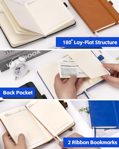 Cuadernos pequeños de bolsillo Dynta con bolígrafos de gel para notas 5