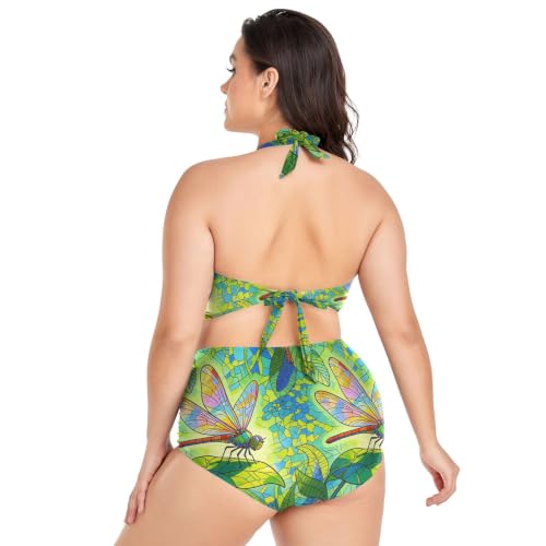 Bikini de talla grande reductor que soluciona la falta de soporte en el pecho 4