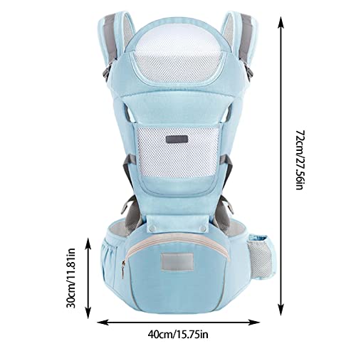 Porta-bebês - Criança Sling Carrier,quadril infantil co ventilação 360°, proteção cabeça e capuz com