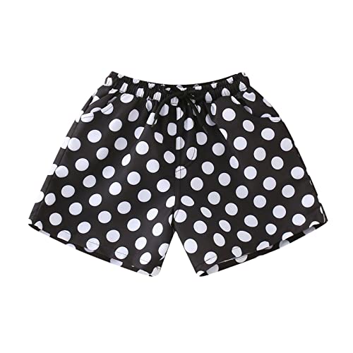 Bañador de verano para niños pequeños, estilo resort de moda, pantalones de playa estampados, pantalones de secado rápido, surf, natación, natación 98, Blanco, 1-2 años
