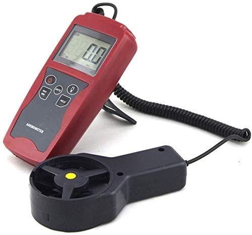 JJJ Anemometro Dingziyue Anemometro Portatile Anemometro a velocità del Vento Misura (Color