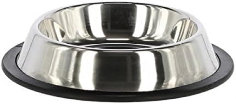 Kerbl Pet Non-slip Cat Bowl, 200 ml, Stainless Steel