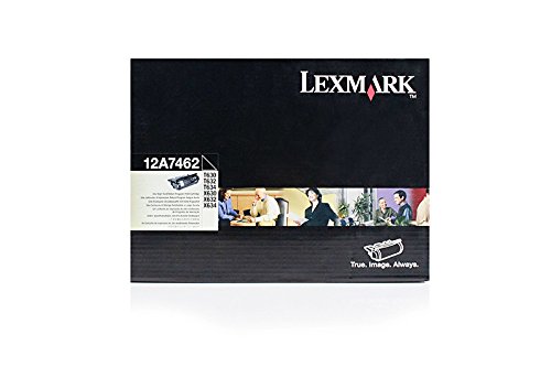 Cartouche toner noir Lexmark 12A7462 Optra T630 d'origine Return Program