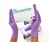 nitril handschuhe schwarz preisvergleich Puderfrei, unsteril, hautfreundlich, Finger texturiert