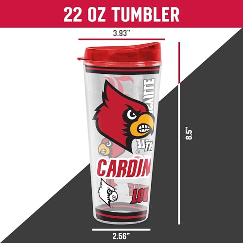 Image of Rico Industries NCAA College Double Wall Mayhem 16oz Or 20oz Tritan Tumbler W Lid