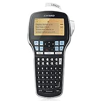 Dymo S0915500 Label Maker with Adapter | LabelManager 420P High-Performance Label Maker | Rechargeable, PC and Mac Connectivity, Bright Backlit Display, Easy-to-Use, Portable | for Home & Office Organisation, Black