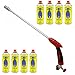 Produktbild Unkrautvernichter + 8x Gaskartuschen 227g MSF-1a Unkrautbrenner Unkrautreiniger Brenner mit Piezo-Zündung Abflammgerät Flammspritzpistole Gasbrenner Bunsenbrenner Lötbrenner Unkrautreiniger Lötlampe