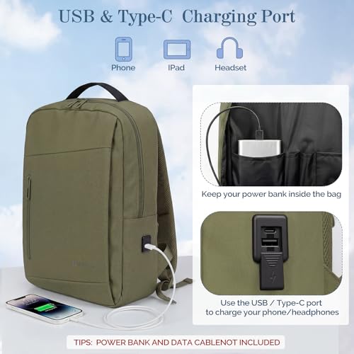 Mochila verde TAV-B02: conecta con tu libertad en cada trayecto 2