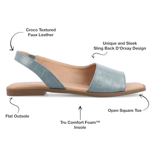 Image of Journee Collection Women's Brinsley Slingback Flat Sandals