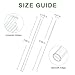 Replacement Straw for Stanley Cup 20 oz 14 oz, 6 Pcs Reusable Long Clear Straw with Clear Brush for Stanley Cup Accessories, Dishwasher Safe and BPA Free