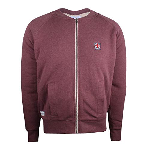 PUTNEY BRIDGE Union Badge Chaqueta Bomber, Rojo (Port Marl Pom), X-Small para Hombre