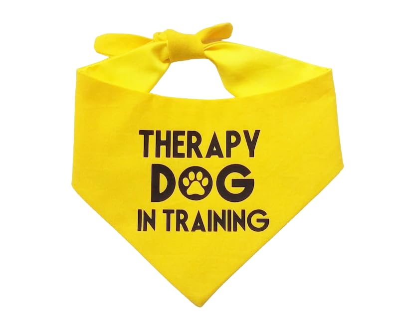 Therapy Dog In Training Bandana (Small) Amazon.co.uk Handmade Products