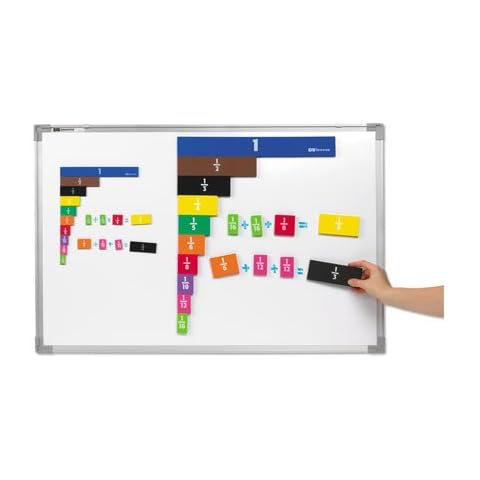 EAI Education Jumbo Magnetic QuietShape Foam Fraction Tiles - Set of 67 Cover