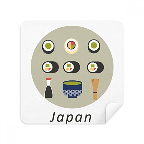 Chiffon sushi essuie-lunettes et nettoyant écran daim