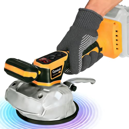 Upgraded Tile Vibration Tool for Dewalt 20V Battery,Cordless Tile Vibration Leveling Machine with 8 Speed,Tiler Vibrator Tool Suction Cup,Digital Display,Max 25000r/Min for Floor,Tile,Wall-No Battery