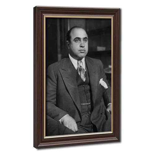 Impression photo Al Capone sur toile tableau décoration murale bureau