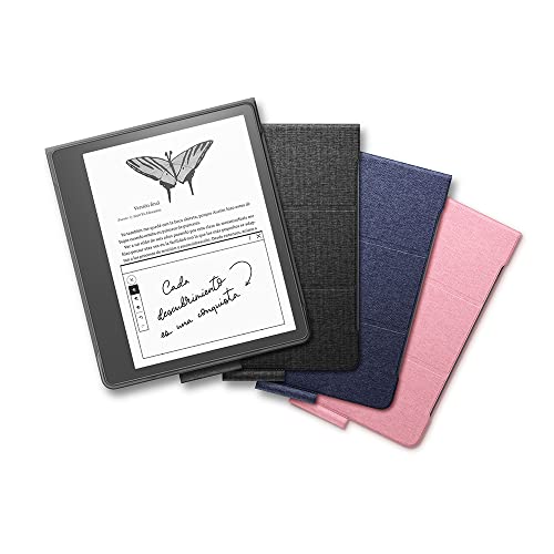Funda de tela para Amazon Kindle Scribe, con tapa plegable y acople magnético (solo compatible con Kindle Scribe) | Diseño fino y ligero | Azul vaquero - imagen 5