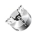 VEVOR 3-Jaw Lathe Chuck, 8'', Self-Centering Lathe Chuck, 0.16-8 in/4-200 mm Clamping Range with T-key Fixing Screws Hexagon Wrench, for Lathe 3D Printer Machining Center Milling Drilling Machine