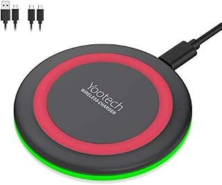 Yootech Wireless Charger,Qi-Certified 10W Max Fast Wireless Charging Pad Compatible with iPhone SE