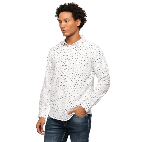 Image of Pepe Jeans Men's Casual Shirt | Trendy Printed Shirt for Men| Regular Fit | Full Sleeve | Available in Plus Size, Cotton