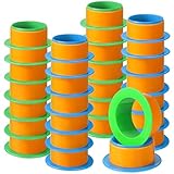 Marsui 12 Pairs Shrink Wrap Handle Fit 3 Inch Film Core, Plastic Pallet Handles Shrink Dispenser for Moving Stretch Wrap Roll Pallet Packing Shipping, Blue Green