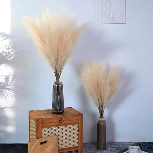 Decoración Boho Hierba Pampas Artificial 10 Pzs 55 cm miniatura 4