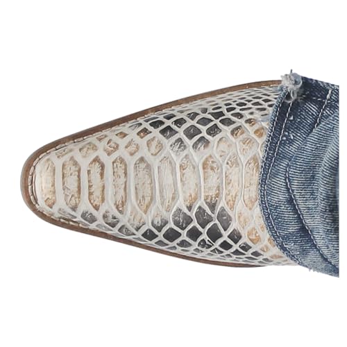 Dingo Women's Shabby Lizard Print Snip Toe Pull on Fashion Boot4