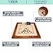 Uber Games – Tournament Carrom Board Set – 35 x 35 inch Official Size Tournament Quality Board Including Carrom Men - Hardwood Edges for Fantastic Rebound - Suitable for serious & Competitive Players