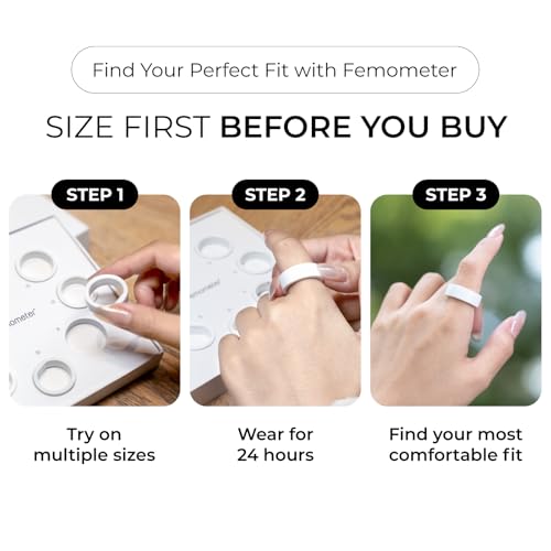 femometer Smart Ring Gen2 Sizing Kit - Size First Before You Buy - Sizes 6 - Additional View