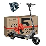 ZWHEEL ZLion Pro Thulium | Patinete Eléctrico Adultos Homologado DGT - 1200W MAX, 45km Autonomía y Regeneración Batería - Ruedas 10