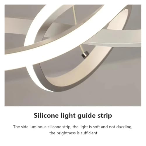 Lustre moderne LED pour plafond bas éclairage modulable design or