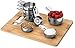 Hudson Essentials Stainless Steel Measuring Cups Set - Stackable Set with Spout