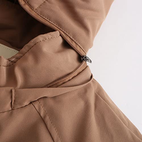 JMSUN Casaco Feminino Jaqueta impermeável de inverno casaco de neve de montanha jaqueta de snowboard
