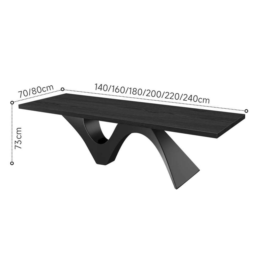 Table Bureau de direction, table d'écriture spacieuse en bois frêne(XL)