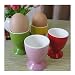 zongshengshop Frusta da Cucina Ceramica portauova variopinta Creativa Portauovo Calice Colazione Hard Soft Uova sode Holder 4 Colori Frullare Sbattere Battere