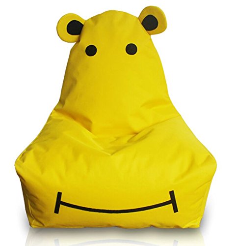 Outdoor Chair for Kids Monkey yellow, water resistant, with fillings