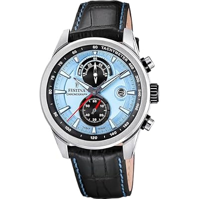 Festina Orologio Uomo Analogico in Pelle Nero F20695/2