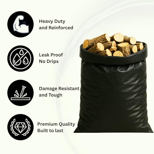 Rubble Sacks Heavy Duty-Rubble Bags Extra Strong 125 Micron-Heavy Duty Garden Waste Bags 20 x 30 inch 100kg Load. Highly Tear Resistant for Construction, Household, Timber and Gravel (5) 6 Rubble Sacks Heavy Duty-Rubble Bags Extra Strong 125 Micron-Heavy Duty Garden Waste Bags 20 x 30 inch 100kg Load. Highly Tear Resistant for Construction, Household, Timber and Gravel (5) - Image 6