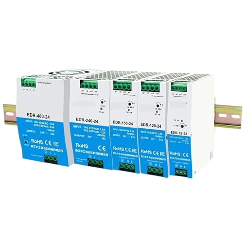 Alimentation 24V EDR-75 à commutation AC-DC avec protection contre les surcharges