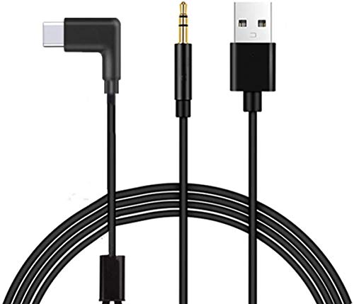 Car Type C AUX in Adapter 3.5mm Jack Y Cable Music Interface Compatible con BMW, Accesorios AUX para vehculos