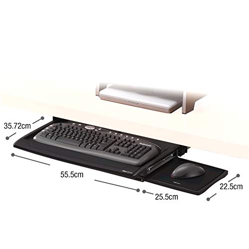 Fellowes 80312 Plateau adaptable pour Clavier à hauteur réglable