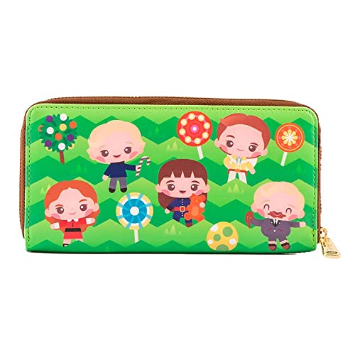 Loungefly Charlie and the Chocolate Factory Wonka 50th Anniversary Faux Leather Wallet2