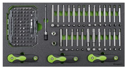 Image of Sealey Siegen 170pc Specialised Bit Set & Folding Hex Keys with Tool Tray - S01275