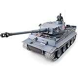 Frenchsh 2.4G Ferngesteuerter Panzer, 1/16 Deutschland Tiger I Panzer Große Größe Simulationspanzer Ferngesteuertes Modell Panzer Sound Rauch Schießeffekt Spielzeug Für Erwachsene & Kinder
