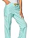WonderWink Womens Flare Leg Cargo Pant, Sea Breeze, Small