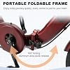 TT-YEC Adjustable Adult Tricycle, Traditional Pedal Three-Wheeled Cruiser Bike with Seat Back, Shopping Basket, Front And Rear Disc Brakes, Cargo Tricycle, Outdoor Riding Tricycle,Red #3